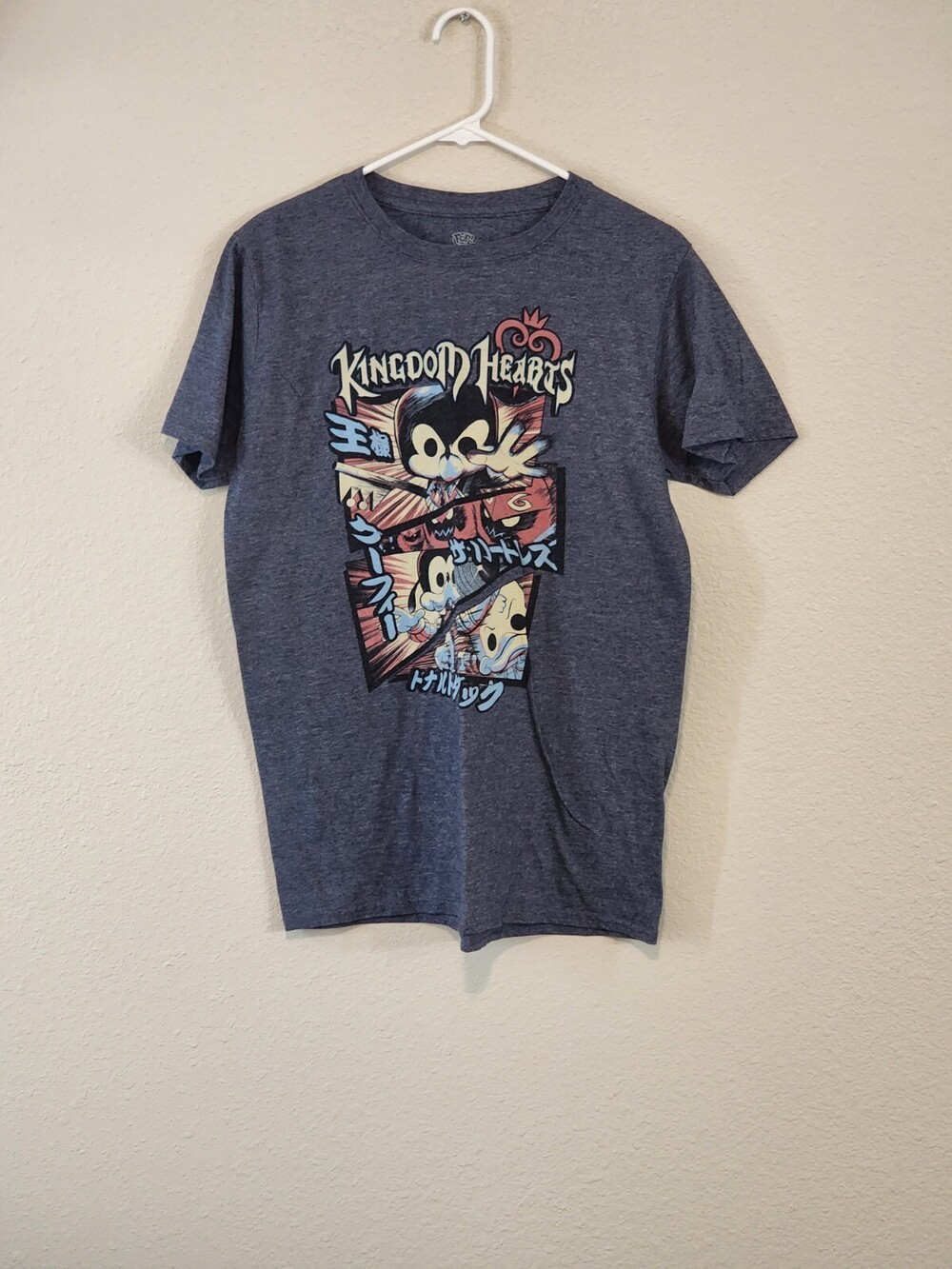 Kingdom of Hearts T-shirt, Funko Style, Size - M